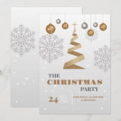 kerstfeest kaart (Voorkant / Achterkant)