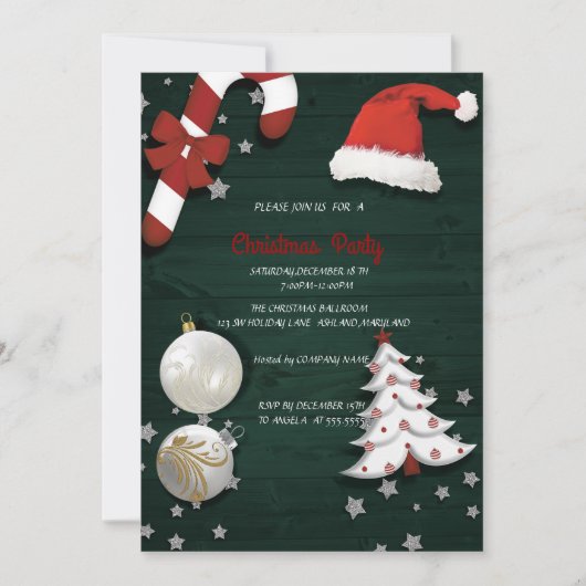 kerstfeest kaart (Voorkant)