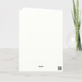 Kerstfeest Kaart - Droom, geloof, wees dankbaar (a (Achterkant)