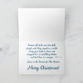 Kerstfeest Kaart - Een kind wordt geboren (Binnen)