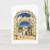 Kerstfeest Kaart, Kunstenaar Kaart (Voorkant)