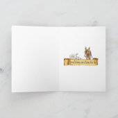 Kerstfeest Kaart, Kunstenaar Kaart (Binnen)