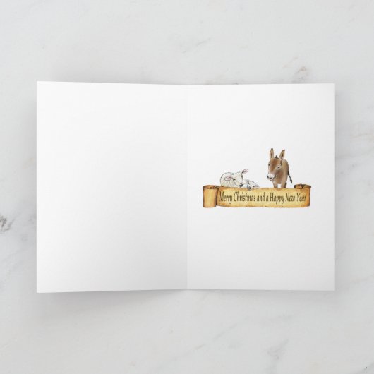 Kerstfeest Kaart, Kunstenaar Kaart (Binnen)