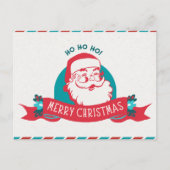 Kerstfeest Kaart met de Kerstman: Deel de magie (Voorkant)