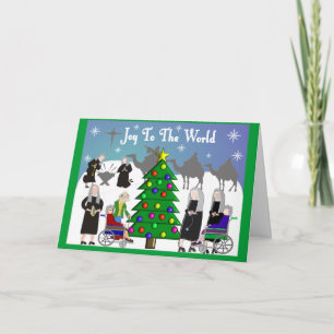 Kerstfeest Kaarten "Joy to the World"