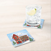 Kerstfeest Kartonnen Onderzetters (Insitu)