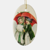 kerstfeest keramisch ornament (Rechts)