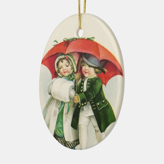  kerstfeest keramisch ornament (Links)