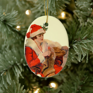 kerstfeest keramisch ornament