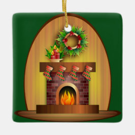 Kerstfeest Keramisch Ornament