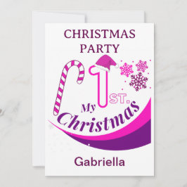 Kerstfeest Kerstfeest Baby "Mijn 1e Kerst" Kaart