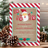 Kerstfeest kerstfeest Snoep met kerstmis Kaart