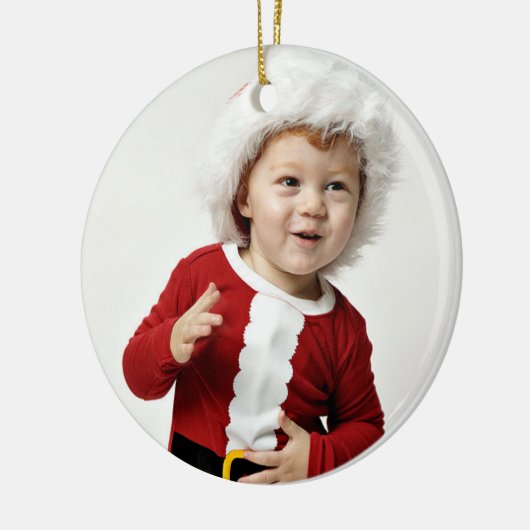 Kerstfeest kerstfeestdag keramisch ornament (Links)