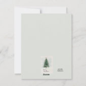 "Kerstfeest" kerstmis en witte duif Feestdagenkaart (Achterkant)