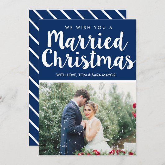 Kerstfeest | Kerstmis Feestdagenkaart (Voorkant / Achterkant)