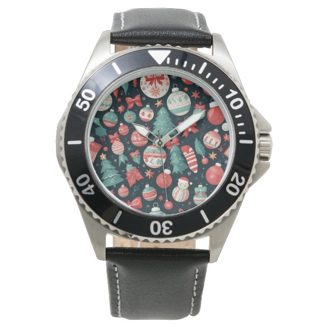 Kerstfeest, kerstvakantie, kerstcadeau voor horloge (Voorkant)