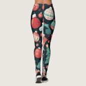 Kerstfeest, kerstvakantie, kerstcadeau voor leggings (Achterkant)
