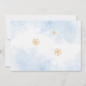 Kerstfeest. Klassieke Kerstman familie Kaart (Achterkant)