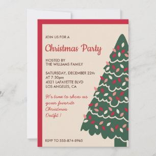 Kerstfeest Klassieke Reuzenboom Kaart