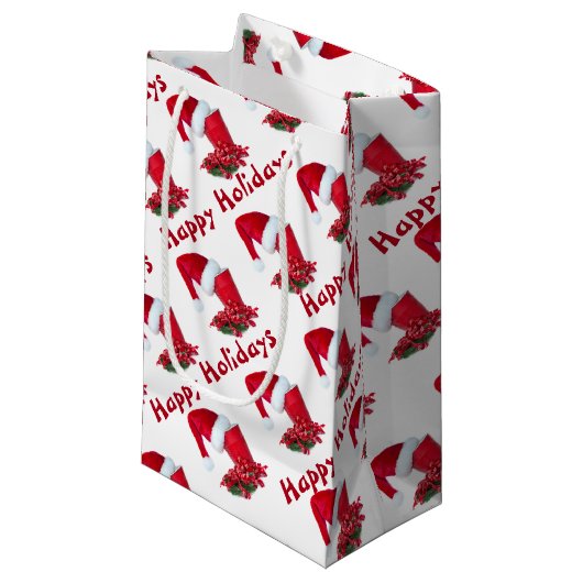 Kerstfeest Klein Cadeauzakje (Voorkant Gekanteld)