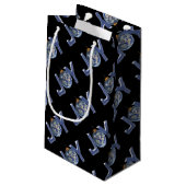 kerstfeest klein cadeauzakje (Achterkant Gekanteld)