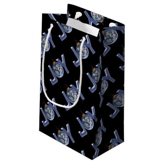 kerstfeest klein cadeauzakje (Achterkant Gekanteld)