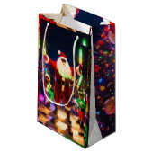 kerstfeest klein cadeauzakje (Voorkant Gekanteld)