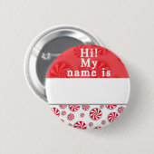 Kerstfeest Knop Ronde Button 5,7 Cm (Voorkant /achterkant)