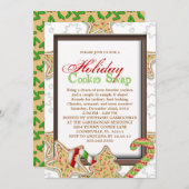 Kerstfeest Koekjesfeestdag Kaart (Voorkant / Achterkant)