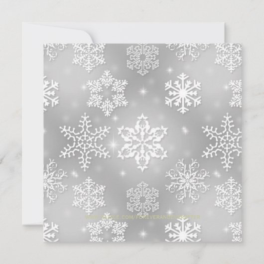 Kerstfeest Koekjesfeestdag Kaart (Achterkant)