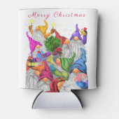 Kerstfeest Koelbox Happy Gnomen Party Blikjeskoeler (Voorkant)