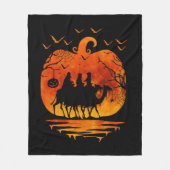 KERSTFEEST KOSTUUM POMPOEN KERST CADO FLEECE DEKEN (Voorkant)