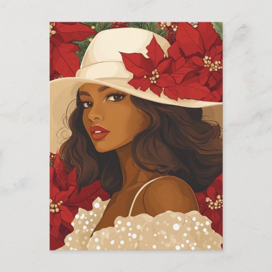 KERSTFEEST KRANS #2 FEESTDAGENKAART (Voorkant)