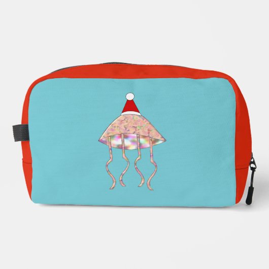Kerstfeest kwal gevild toilettasje (Voorkant)
