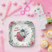 Kerstfeest Lantaarn Papieren Bordje (Feest)