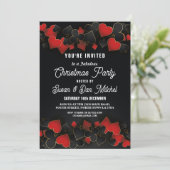 Kerstfeest Las Vegas Casino Kaarten uitnodigen (Staand voorkant)