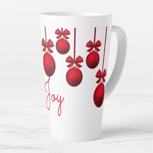 kerstfeest latte mok (Rechterhoek)