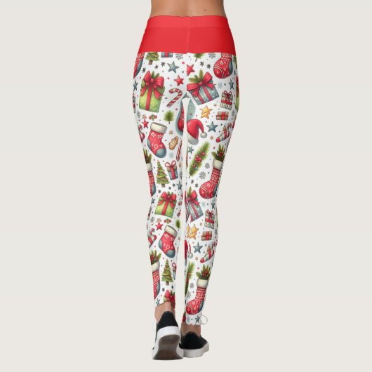 Kerstfeest Leggings (Achterkant)