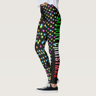 Kerstfeest Leggings, kerstlicht Leggings