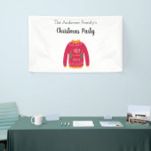 kerstfeest lelijke zweet rood wit spandoek (Beurs)
