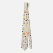 Kerstfeest Lemon Pear Waterverf Stropdas (Voorkant)
