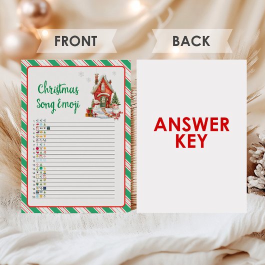 Kerstfeest Lied Emoji Feestdagenkaart