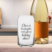 Kerstfeest liefde Lachen Blikvorm Glas