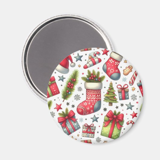 Kerstfeest Magneet (Voorkant / Achterkant)