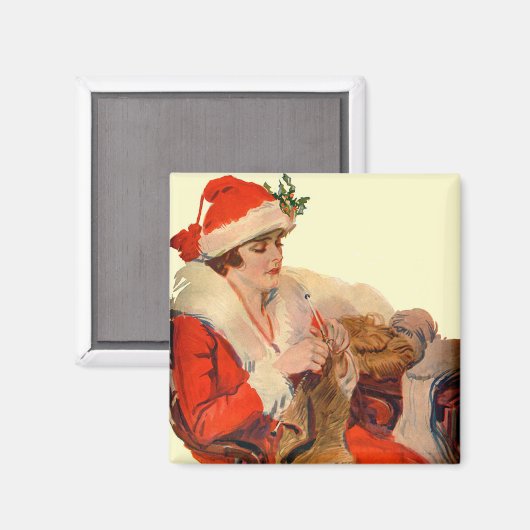 kerstfeest magneet (Voorkant / Achterkant)