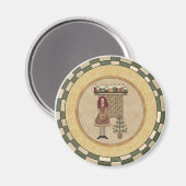 kerstfeest magneet (Voorkant / Achterkant)