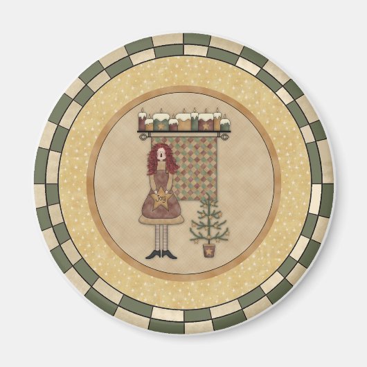 kerstfeest magneet (Voorkant)