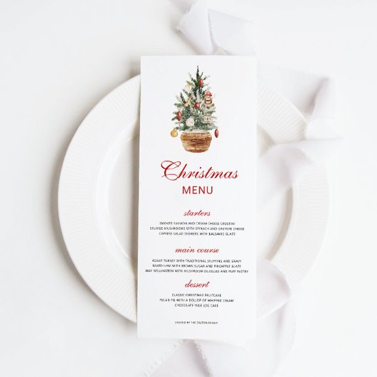 kerstfeest menu