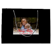 Kerstfeest Merry Ho Ho Groot Cadeauzakje (Achterkant)