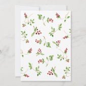 Kerstfeest Merry n BrightScript Calligrafie Foto (Achterkant)